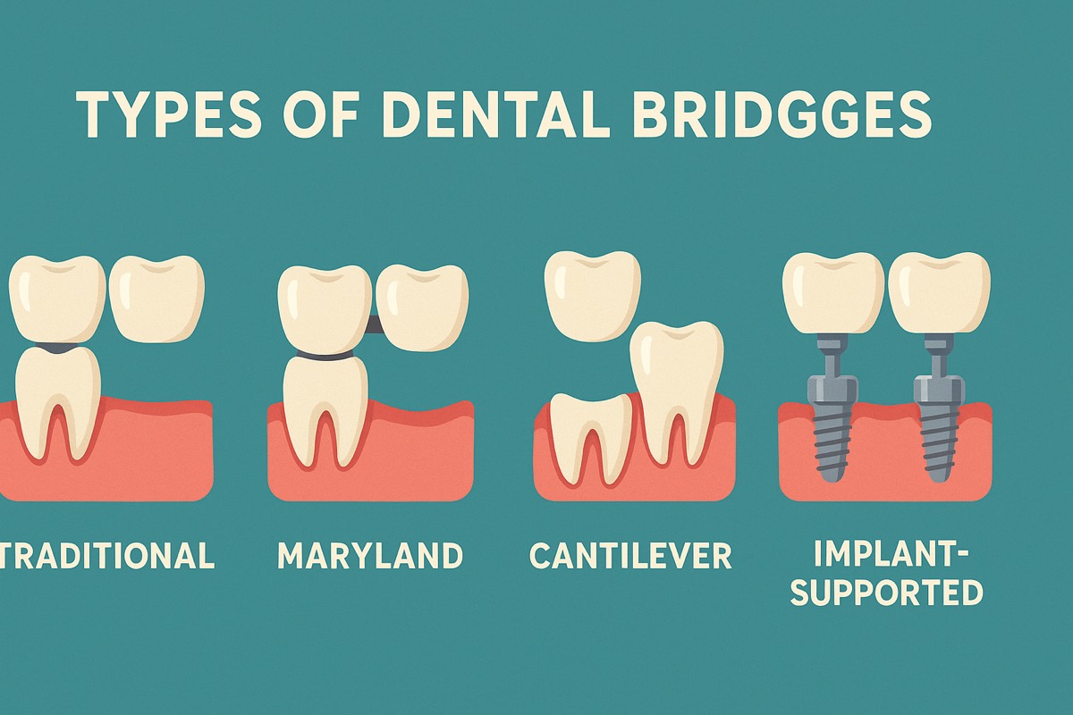 What Are the Dental Bridge Options for Your Missing Teeth?